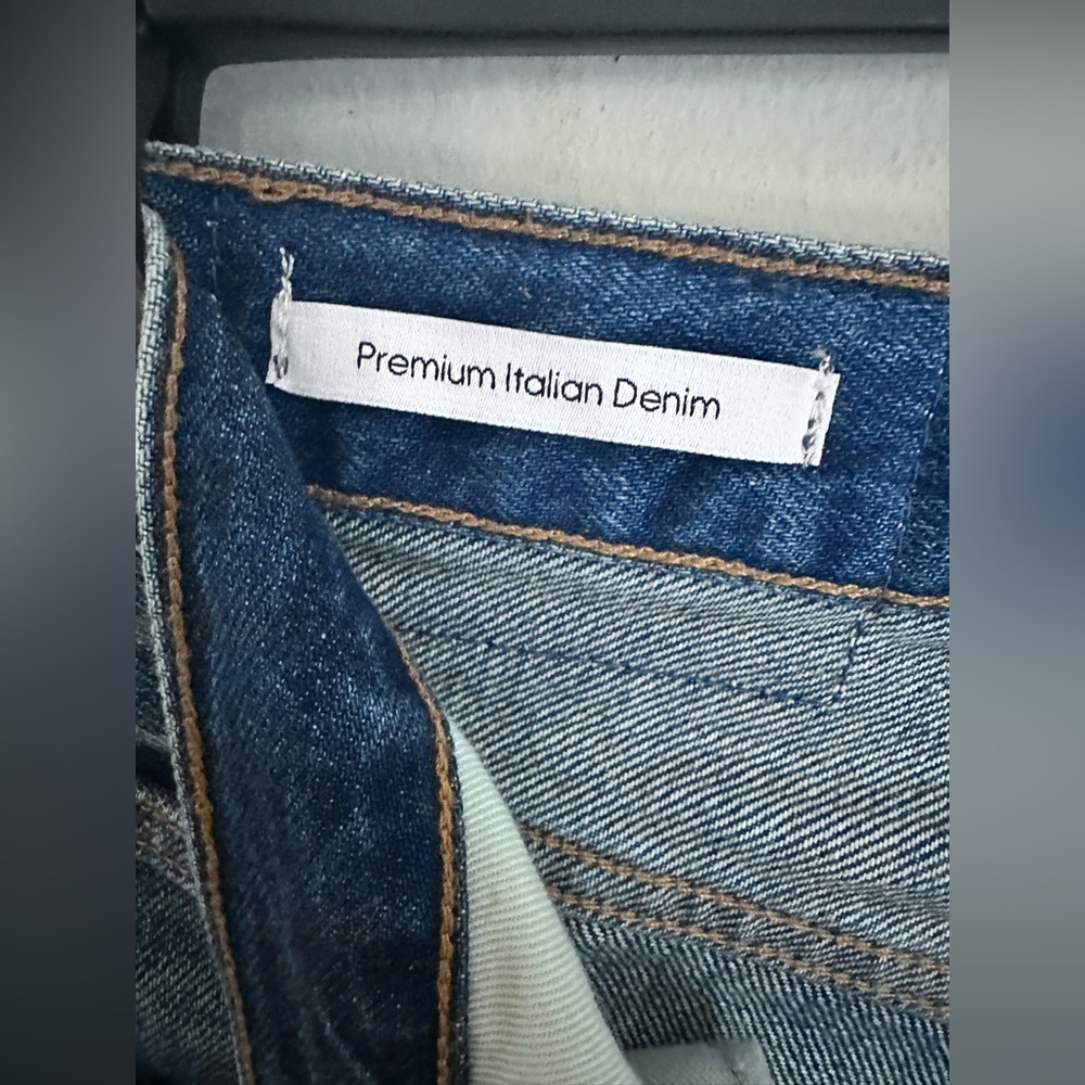 Calvin Klein Premium Italian Denim Men’s Loose Straight Leg Dad Jeans Blue Sz 32 - Picture 5 of 12